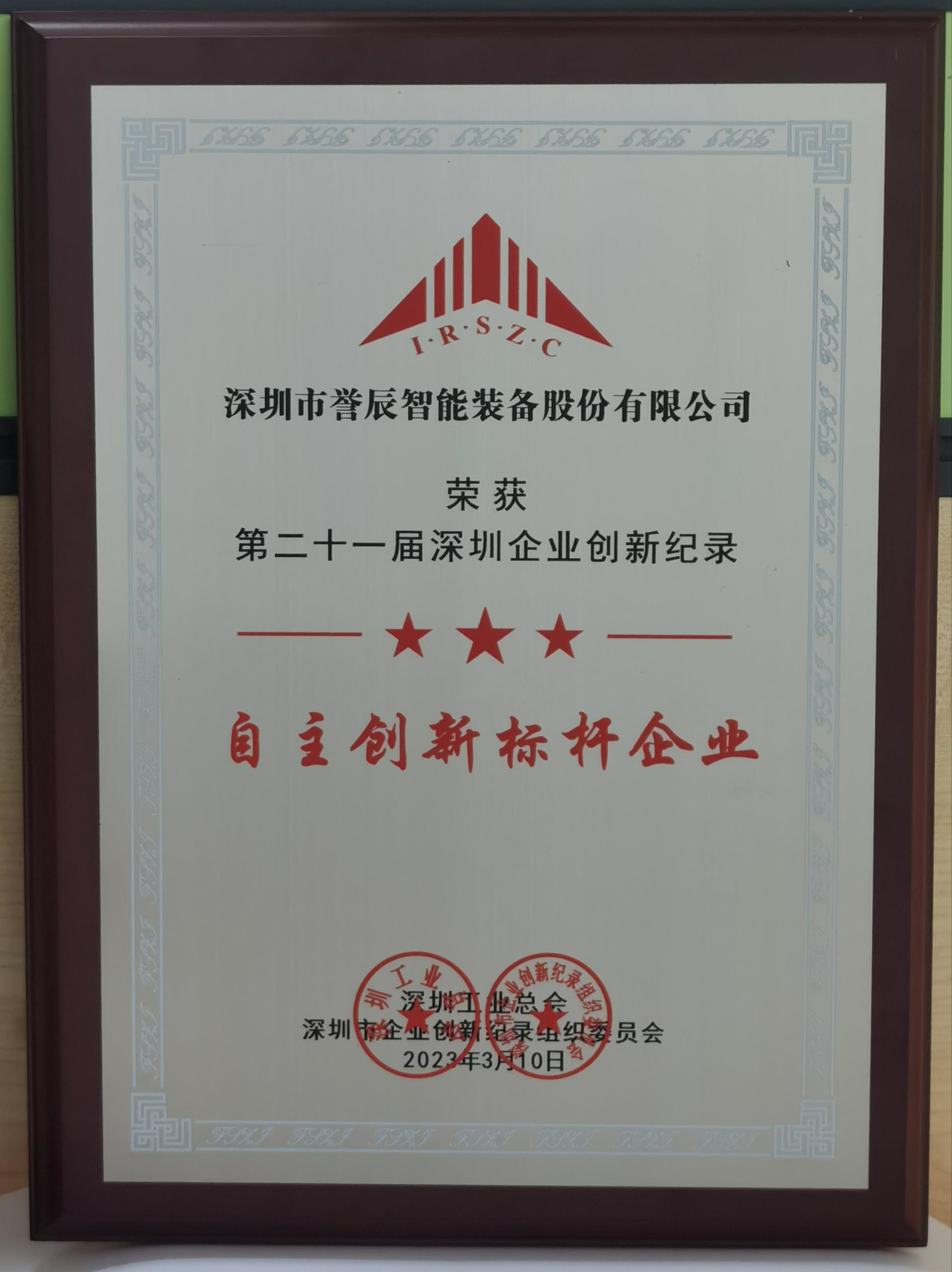 自主創(chuàng)新標(biāo)桿企業(yè)
